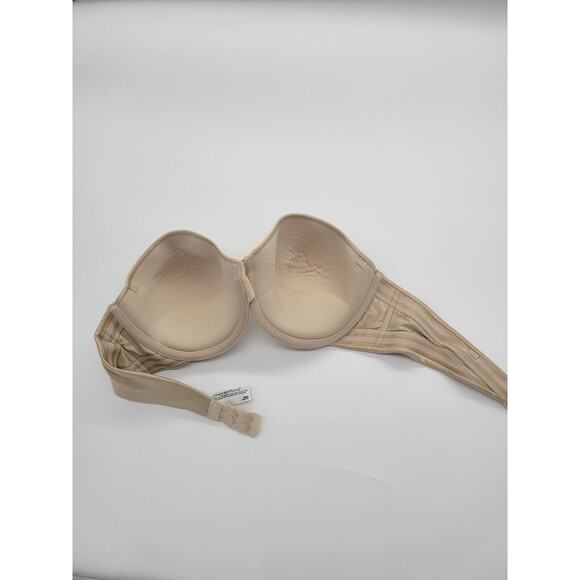 Maidenform Custom Lift Tan Padded Strapless Underwire Bra Size 36C - Picture 3 of 7